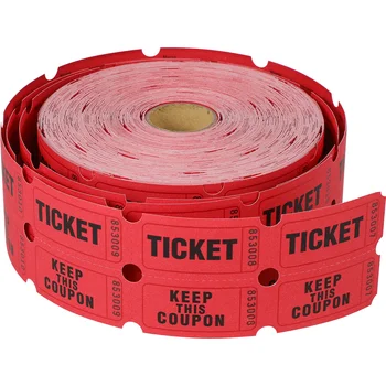 1 ролка лотарийни билети Преобръщане на Билети в увеселителен парк Ролка универсални билети Ролка етикети билети