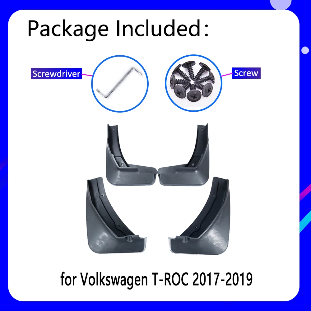 Калници за Volkswagen VW T-Roc TRoc T Roc 2017 2018 2019 автоаксесоари splash охрана на крило Авточасти