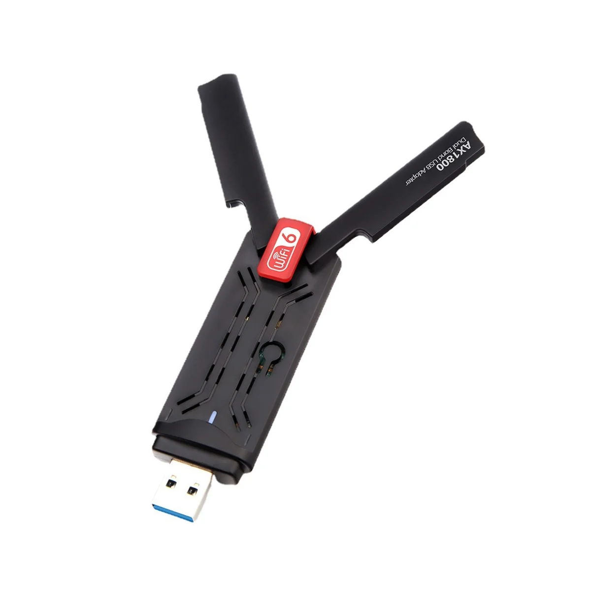 1800 Mbps Wifi 6 USB 3.0 Адаптер 2.4 5.8 G G WiFi6 Ключ Поддръжка на Мрежова карта за Win 7 10 11 БР.