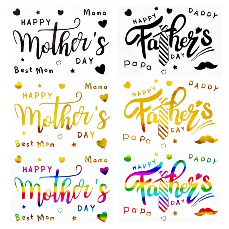 Етикети за Ден на бащата, украса, балони, пастьор за Деня на майката, за големи прозрачни балони, етикети M76D