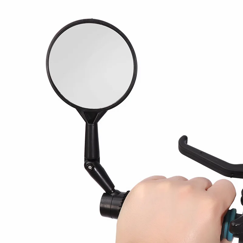 1 ~ 10ШТ Универсални Огледала за обратно виждане Велосипеден Волан Огледало за обратно виждане, Регулируема Силиконова Дръжка на МТВ Велосипед за Обратно виждане