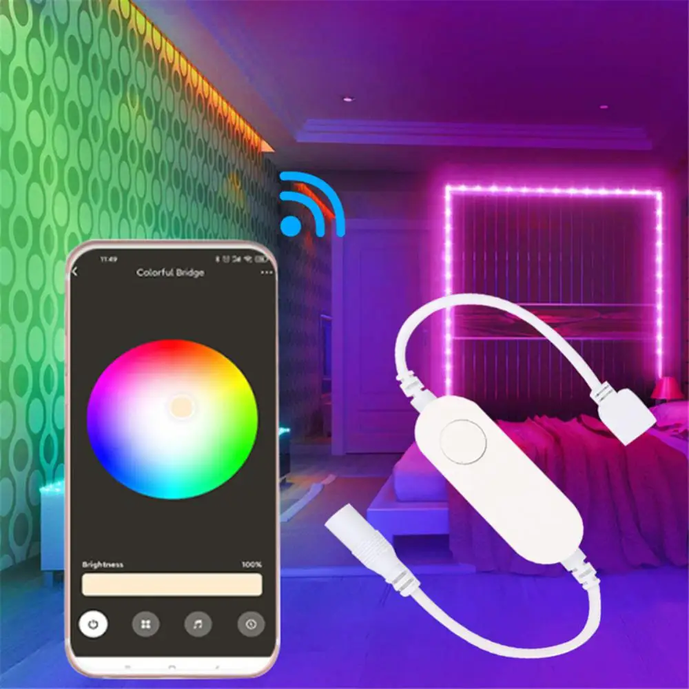 Homekit WiFi RGB LED Strip Controller 5V-12V Siri Гласов контрол на Домашна автоматизация на Умен дом Smart Controller App Дистанционно управление