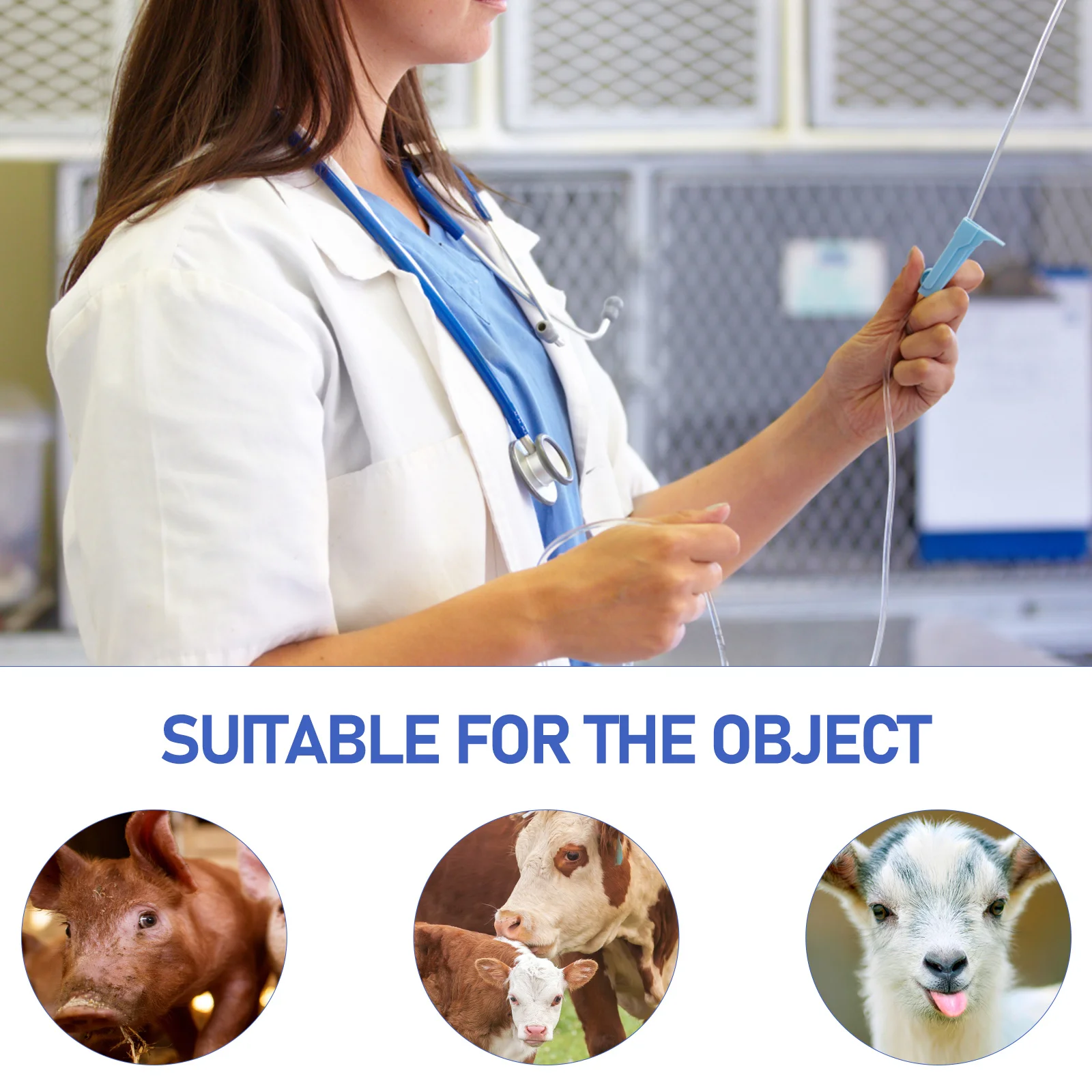 комплект за еднократна употреба на ветеринарните инфузионни на тръби за инжекции от 25 парчета с игла за пипети Селскостопански принадлежности