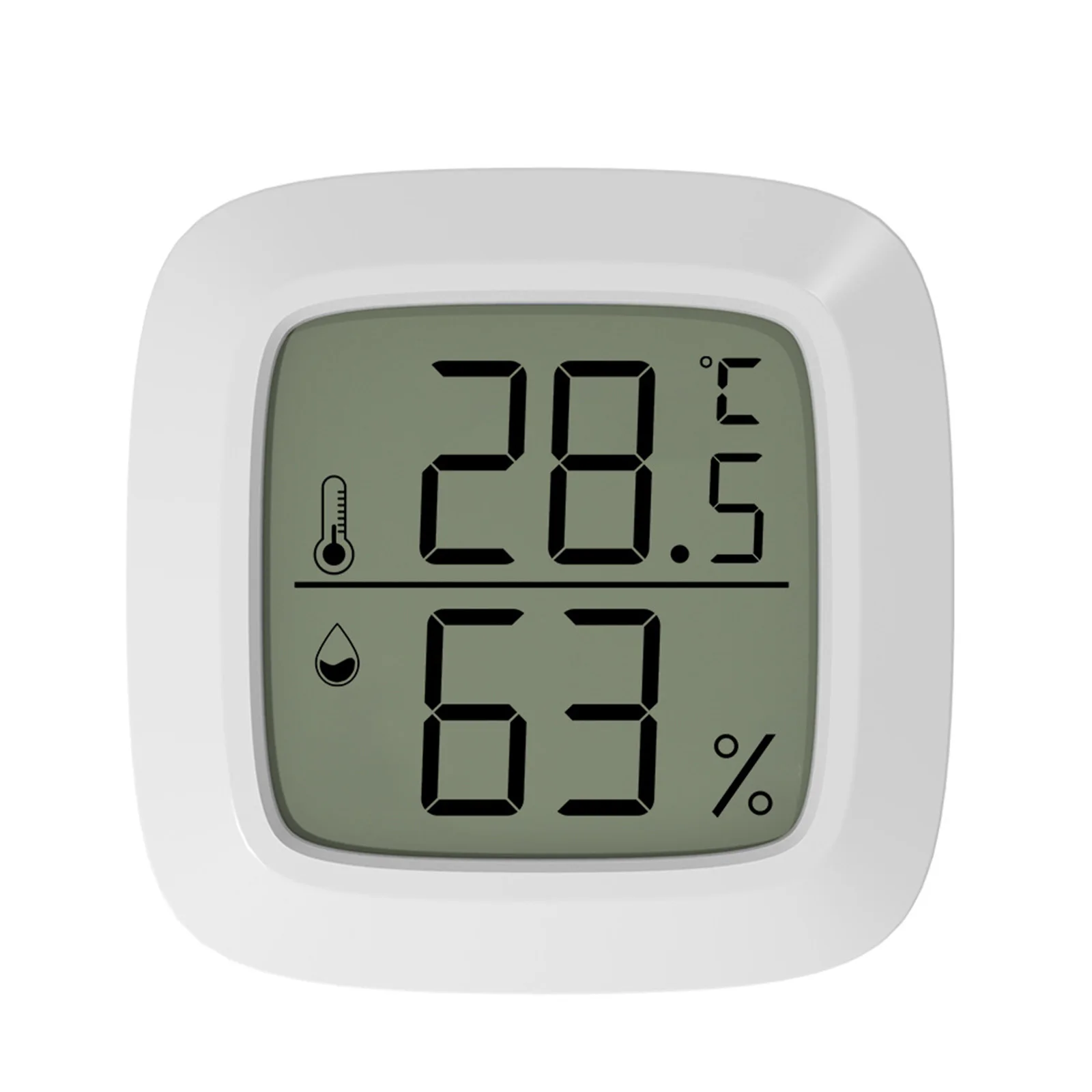 Електронен измерител на температура и влажност с магнитен всасыванием LCD Цифров метеорологичната станция Температурен Тестер за домашна употреба