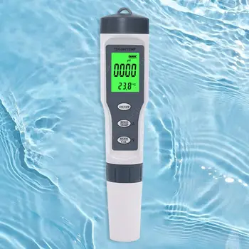 3-в-1 PH-Метър мониторинг на Качеството на Водата Тестер машина за висока точност 0,01 Цифров TDS Метър за Нивото на Водата на Басейна С Питейна Вода на Аквариума