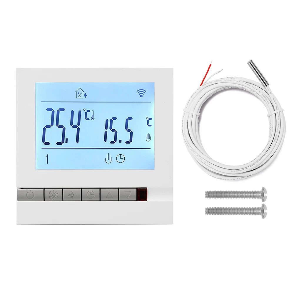 Интелигентен контролер на температурата на Hristo GA GB GC WiFi Графити, ГАЗ, вода, интелигентен LCD програмируем термостат, температурен регулатор