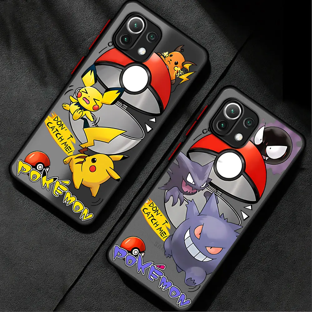 Калъф за телефон Pokemon Pikachu за Xiaomi Mi 12T Pro 12X10T 13 Ultra 9T 11 Lite 12 13 Pro 11T Note 10 Lite Capa устойчив на удари Калъф