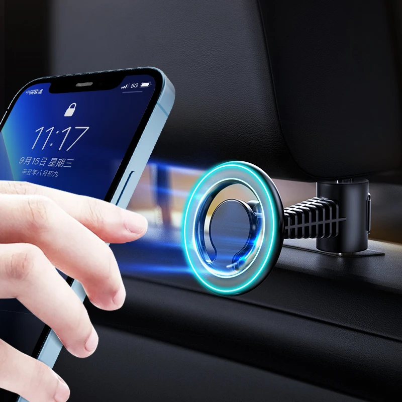 Магнитен Кола Телефона Магнитен Пръстен Смартфон Мобилна Поставка за Мобилен GPS Поддръжка За iPhone 14 13 12 X Xiaomi Mi Huawei, Samsung и LG
