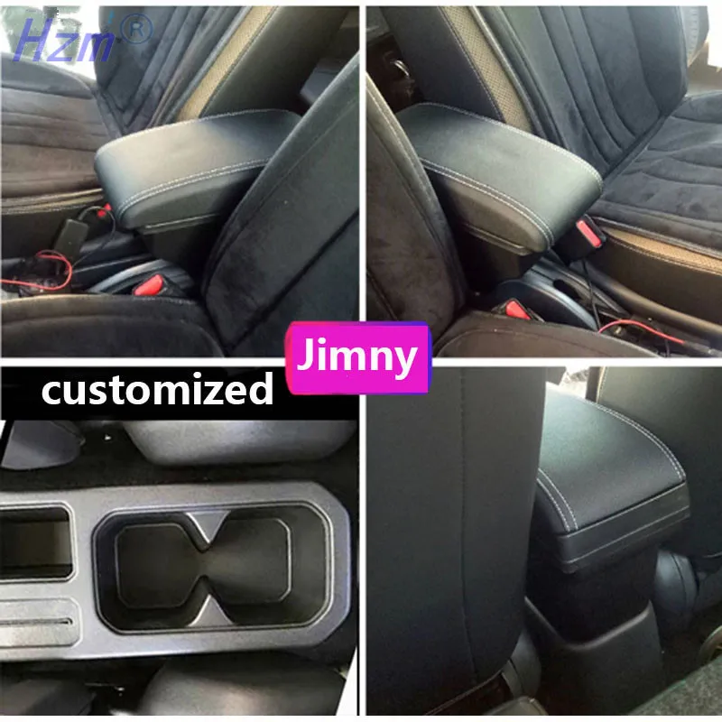 Авто Кутия За Съхранение на Централен Подлакътник на Suzuki Jimny JB64W JB74W Авто Подлакътник 2019 2020 2021 2022 2023 Аксесоари За Интериора