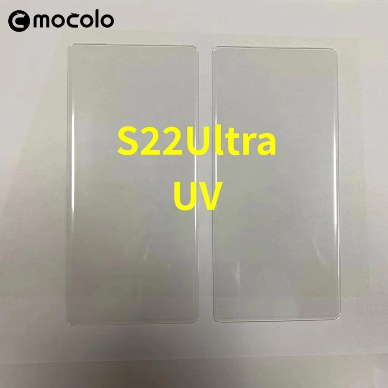 2 елемента Mocolo UV отключване на пръстови отпечатъци на цял екран от закалено стъкло за Samsung Galaxy S22 S23 S24 Ultra Plus S 22 23 24 Protector