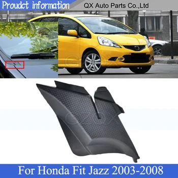 CAPQX Авто чистачки предната част на предното стъкло, Странични накладки воден отражател, тампон на предния капак за Honda Fit (Jazz 2003-2008