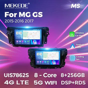 MEKEDE AI Гласово Управление на Безжичните Carplay Android Авторадио За MG GS 2015 2016 2017 + Автомобилен Мултимедиен Плейър GPS Навигация, RDS