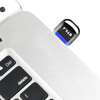 USB Адаптер БТ 5.4 приемник ключ БТ 5.4 Поддържа Windows 11/10/8.1 BT ключ за клавиатура, мишка, слушалки високоговорители