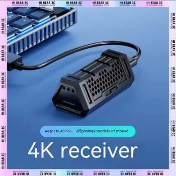 Безжична Мишка MCHOSE A5 4K Receiver FPS-Gaming Ниска Латентност 4000 Hz За Аксесоари MCHOSE A5 A5Pro A5ProMax Pc Gamer