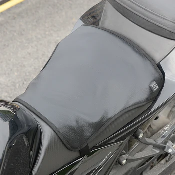Възглавница за отопление седалка на мотоциклет с 3-степенна скоростна кутия, водоустойчив възглавница за подгряване на седалки мотор, интелигентен контрол на температурата за зимно отопление