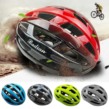 Едно парче велосипеден шлем за шоссейного колоезденето Мтб Bora, на специална велосипедна спортна шапка от стиропор за защита на главата. Каска