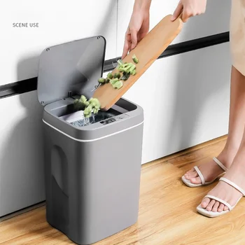 Електрически кофата за боклук за дома Сензор Townew Dump Автоматично мусоросборник Smart за рециклиране на отпадъци от кухнята в банята