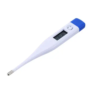 Електронен термометър по Целзий, 1 бр., дигитален дисплей, LCD дисплей, функция съвети и памет, на точността на измерване