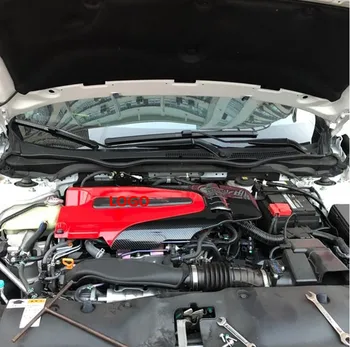 За Honda 10-то Поколение Accord, Civic 2016-2020 ABS Цвят карбон Авто Капак на Двигателя Капак на звук proofing YJF