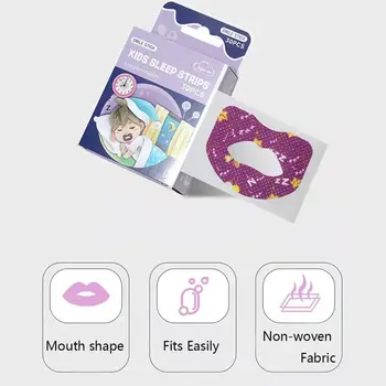 Нова корк, дихателна лента за устата, медицинска стикер, обхващащи устата лента Срещу хъркане, хапчета за сън за възрастни