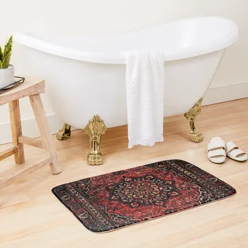 Персийски килим в розов цвят, подложка за баня, нескользящая тампон, подложка за входната врата в кухнята