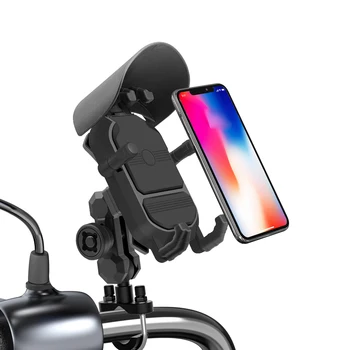 Титуляр телефон Универсална поставка за мобилен телефон Алуминиева сплав за мотоциклети Електрически Велосипед за плаж, ски Триколка