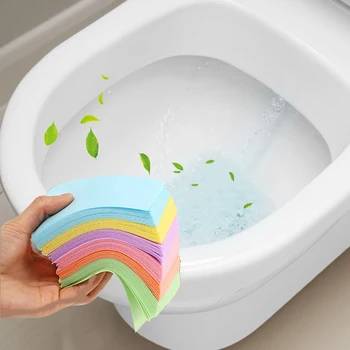 Чаршаф за почистване на тоалетната чиния Измиване на Пода, Почистване на тоалетни Битова хигиена Дезодорант за тоалетна Жълта Кал Средство за почистване на тоалетната чиния