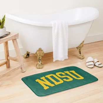 шрифт ndsu - college извити подложка за баня, постелки за сядане, Предмети от бита, кухненски килим, нескользящий мат